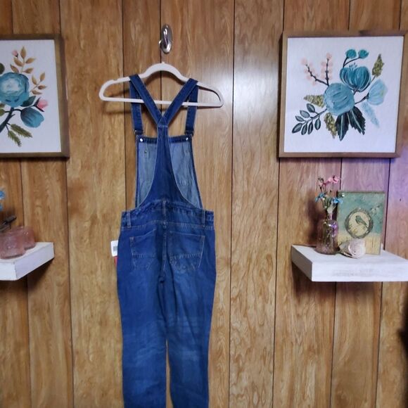 Just Fab Distressed Overalls Size 26 - Picture 6 of 7